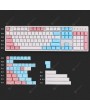 151 Keys Orignal Profile PBT Keycaps White Blue Pink Caps For Cherry Mechanical Keyboard