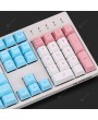 151 Keys Orignal Profile PBT Keycaps White Blue Pink Caps For Cherry Mechanical Keyboard