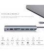 USB Accessories - 9/5 Ports USB C HUB to HDMI VGA RJ45 Gigabit Ethernet Power Adapter Dock PD Charger for MacBook Pro Air Multi Type C HUB