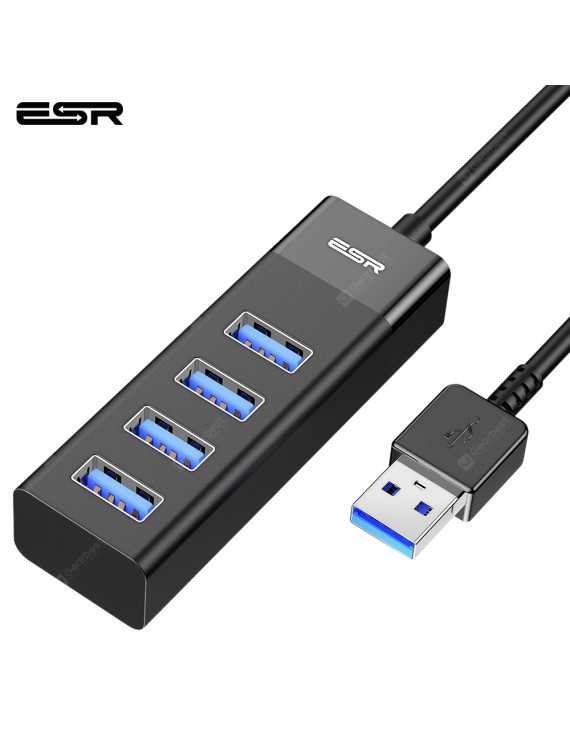 USB Accessories - ESR USB HUB Adapter USB 3.0 Dock Fast Transfer Splitter 4 Ports 4-In-1 USB Extention Data Transfer for PC MacBook Pro