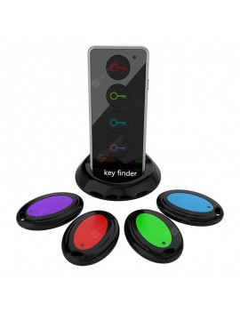 Wireless RF Item Locator/Key Finder with LED Flashlight and Base Support